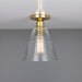 Mullan Lighting - MLCF15POLBRS - One Light Flush Mount - Rigale - Polished Brass