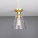 Mullan Lighting - MLCF15SATBRS - One Light Flush Mount - Rigale - Satin Brass