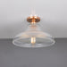 Mullan Lighting - MLCF18POLCOP - One Light Flush Mount - Mono - Polished Copper