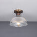 Mullan Lighting - MLCF19ANTBRS - One Light Flush Mount - Erbil - Antique Brass
