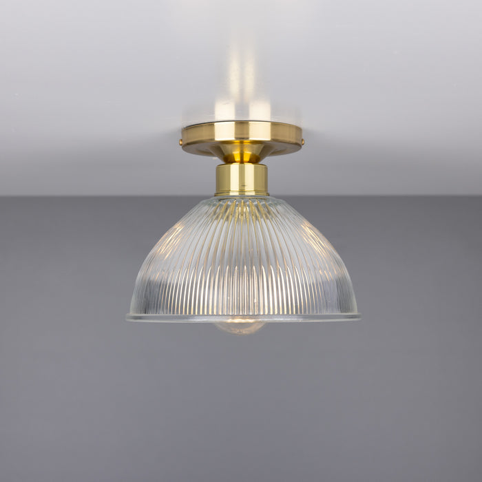 Mullan Lighting - MLCF19POLBRS - One Light Flush Mount - Erbil - Polished Brass