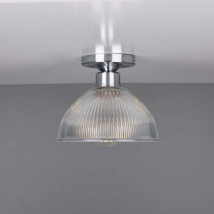 Mullan Lighting - MLCF19POLCHR - One Light Flush Mount - Erbil - Polished Chrome