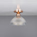 Mullan Lighting - MLCF19POLCOP - One Light Flush Mount - Erbil - Polished Copper