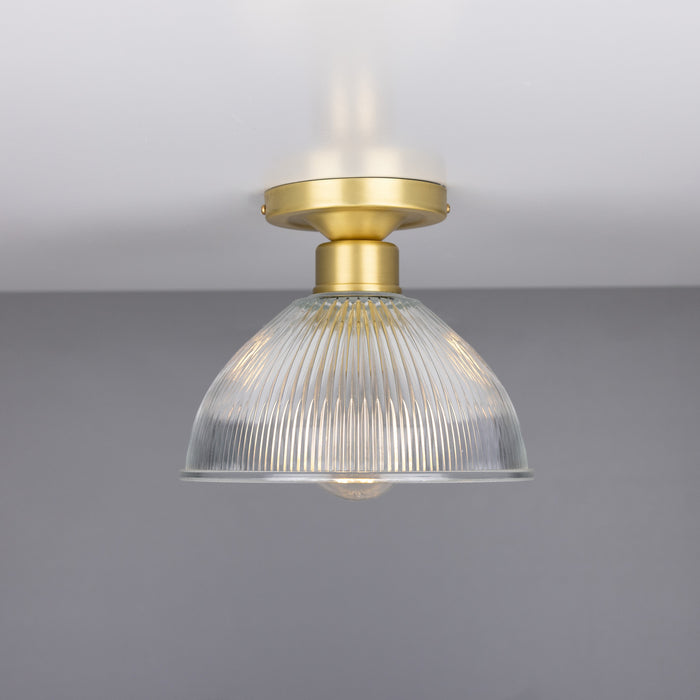 Mullan Lighting - MLCF19SATBRS - One Light Flush Mount - Erbil - Satin Brass