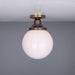 Mullan Lighting - MLCF28ANTBRS - One Light Flush Mount - Yerevan - Antique Brass