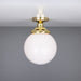 Mullan Lighting - MLCF28POLBRS - One Light Flush Mount - Yerevan - Polished Brass
