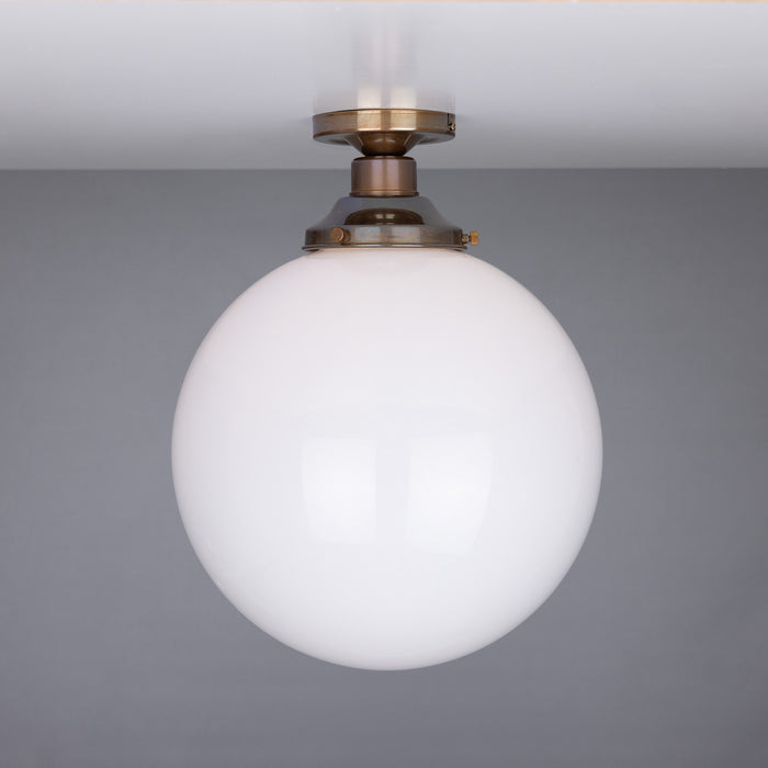 Mullan Lighting - MLCF30ANTBRS - One Light Flush Mount - Yerevan - Antique Brass