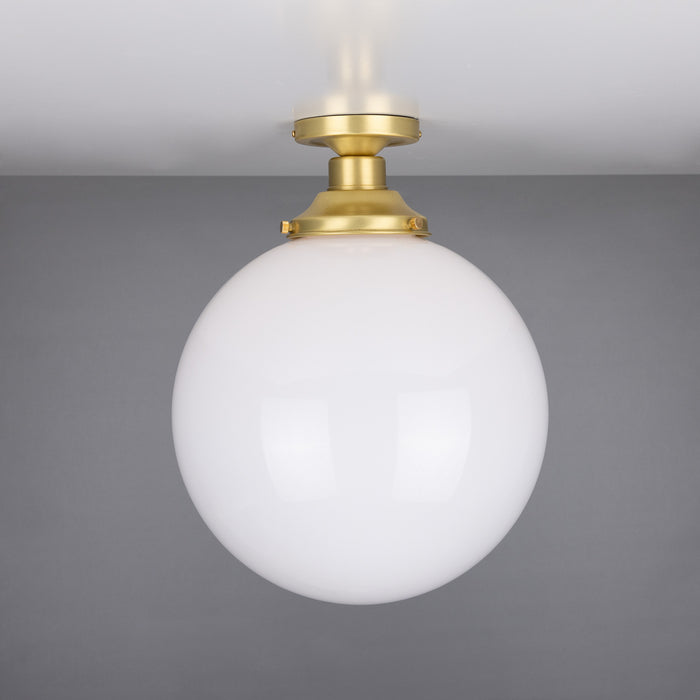 Mullan Lighting - MLCF30SATBRS - One Light Flush Mount - Yerevan - Satin Brass