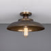Mullan Lighting - MLCF31ANTBRS - One Light Flush Mount - Telal - Antique Brass