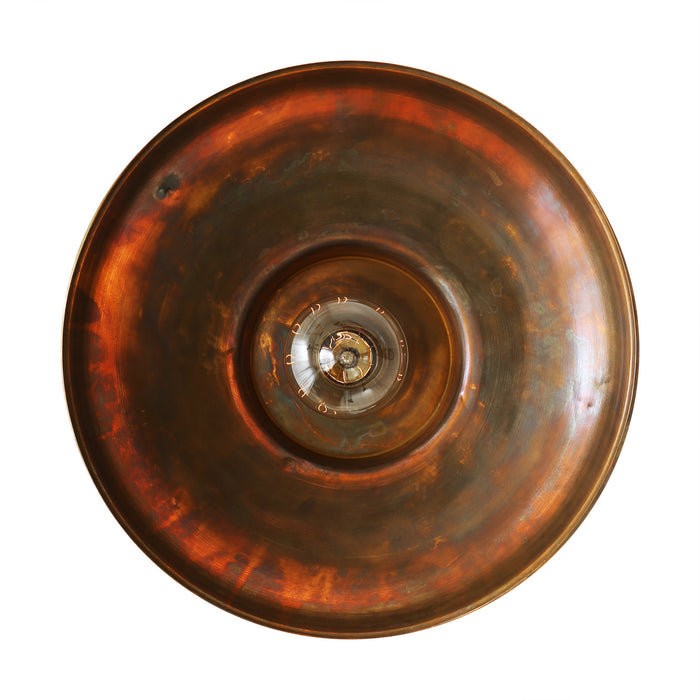 Mullan Lighting - MLCF31ANTBRS - One Light Flush Mount - Telal - Antique Brass
