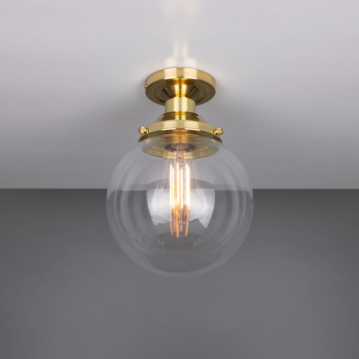 Mullan Lighting - MLCF33POLBRS - One Light Flush Mount - Riad - Polished Brass