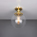 Mullan Lighting - MLCF33POLBRS - One Light Flush Mount - Riad - Polished Brass