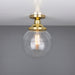 Mullan Lighting - MLCF33POLBRS - One Light Flush Mount - Riad - Polished Brass