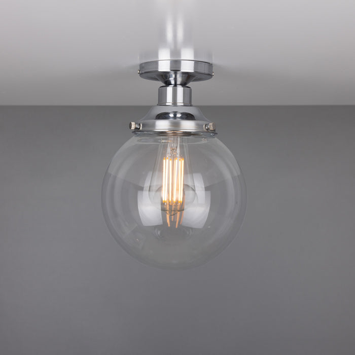Mullan Lighting - MLCF33POLCHR - One Light Flush Mount - Riad - Polished Chrome