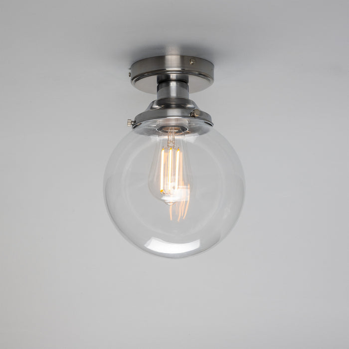 Mullan Lighting - MLCF33SATCHR - One Light Flush Mount - Riad - Satin Chrome