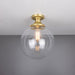 Mullan Lighting - MLCF34SATBRS - One Light Flush Mount - Riad - Satin Brass