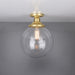 Mullan Lighting - MLCF34SATBRS - One Light Flush Mount - Riad - Satin Brass
