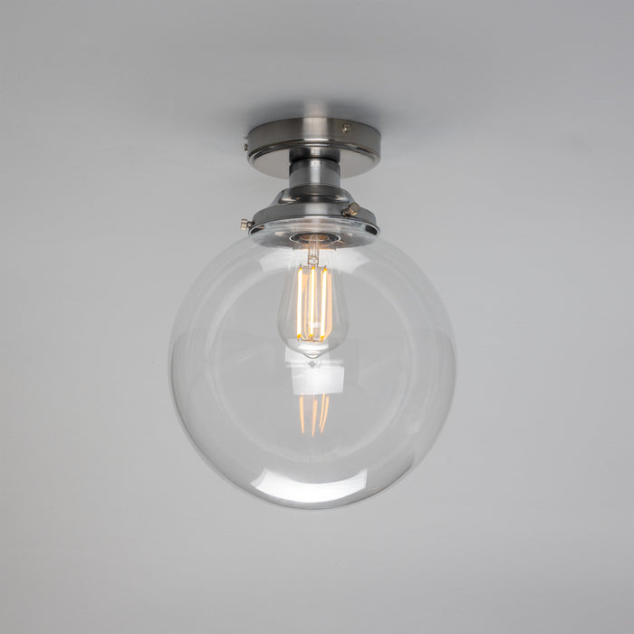 Mullan Lighting - MLCF34SATCHR - One Light Flush Mount - Riad - Satin Chrome