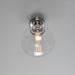 Mullan Lighting - MLCF34SATCHR - One Light Flush Mount - Riad - Satin Chrome