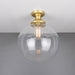 Mullan Lighting - MLCF35SATBRS - One Light Flush Mount - Riad - Satin Brass
