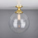 Mullan Lighting - MLCF35SATBRS - One Light Flush Mount - Riad - Satin Brass