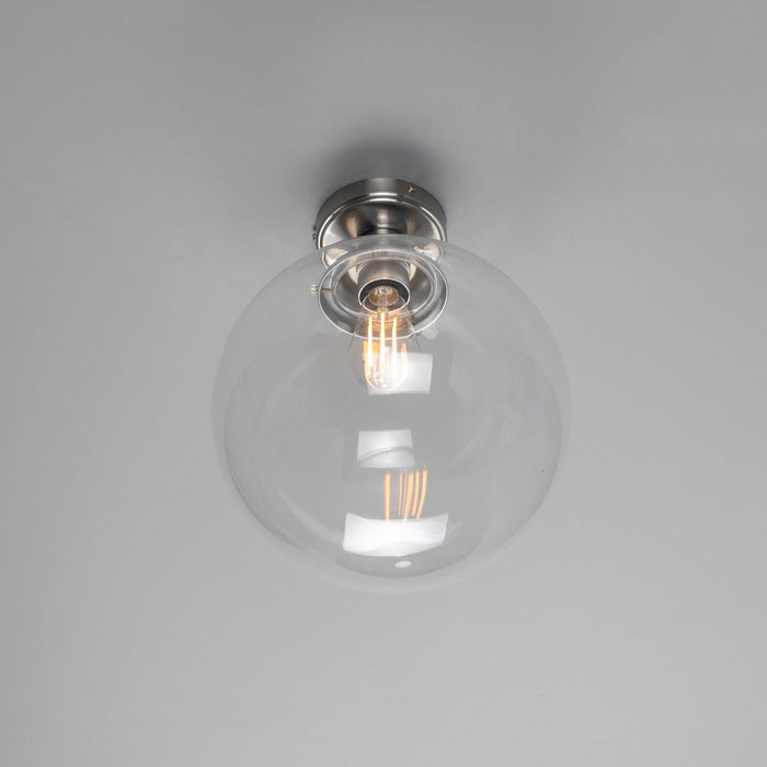 Mullan Lighting - MLCF35SATCHR - One Light Flush Mount - Riad - Satin Chrome