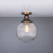 Mullan Lighting - MLCF37ANTBRS - One Light Flush Mount - Stanley - Antique Brass