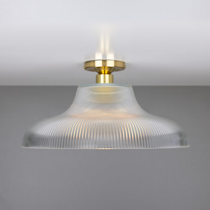 Mullan Lighting - MLCF39POLBRS - One Light Flush Mount - Mono - Polished Brass