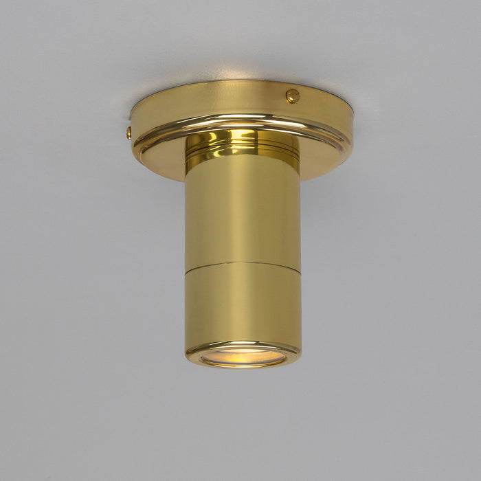 Mullan Lighting - MLCF50POLBRSUL - One Light Flush Mount - Quin - Polished Brass