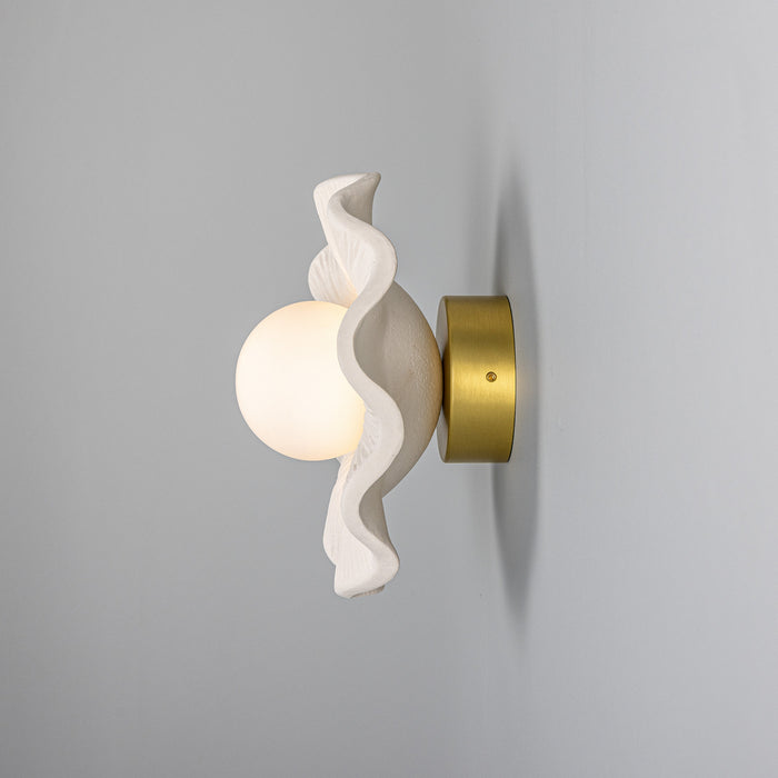 Mullan Lighting - MLCMBWL001SATBRSOP - One Light Wall Sconce - Rivale - Satin Brass