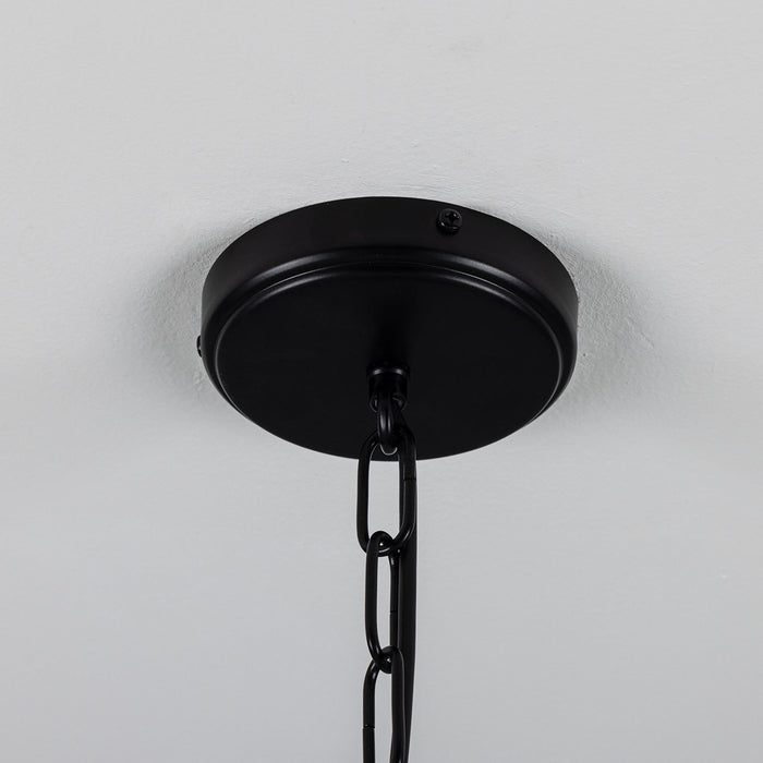 Mullan Lighting - MLCMP079PCMBK - One Light Pendant - Seville - Matte Black