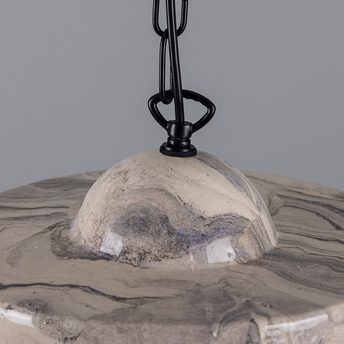 Mullan Lighting - MLCMP079PCMBK - One Light Pendant - Seville - Matte Black