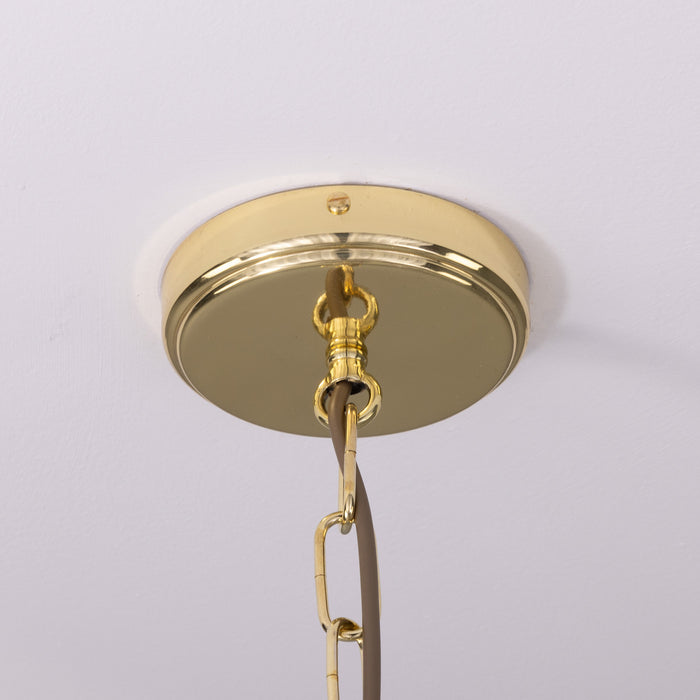 Mullan Lighting - MLCMP081POLBRS - One Light Pendant - Seville - Polished Brass