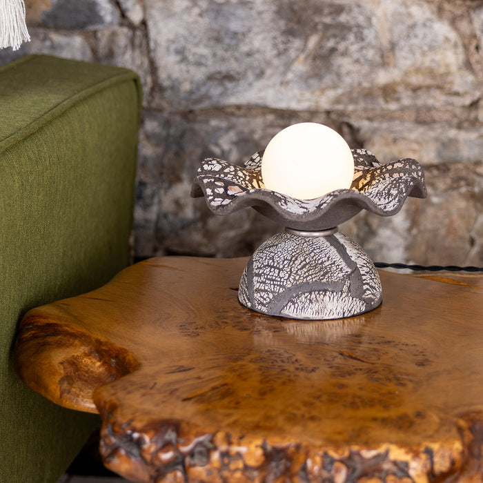 Mullan Lighting - MLCMTL033ANTSLVOP - One Light Table Lamp - Rivale - Antique Silver