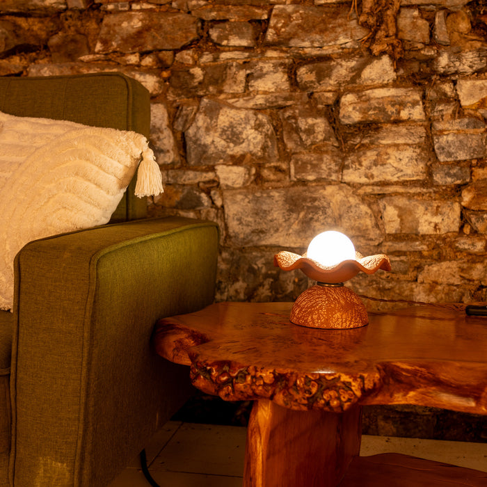 Mullan Lighting - MLCMTL034ANTBRSOP - One Light Table Lamp - Rivale - Antique Brass