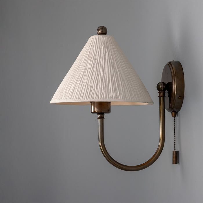 Mullan Lighting - MLCMWL029ANTBRSPLA - One Light Wall Sconce - Tilia - Antique Brass