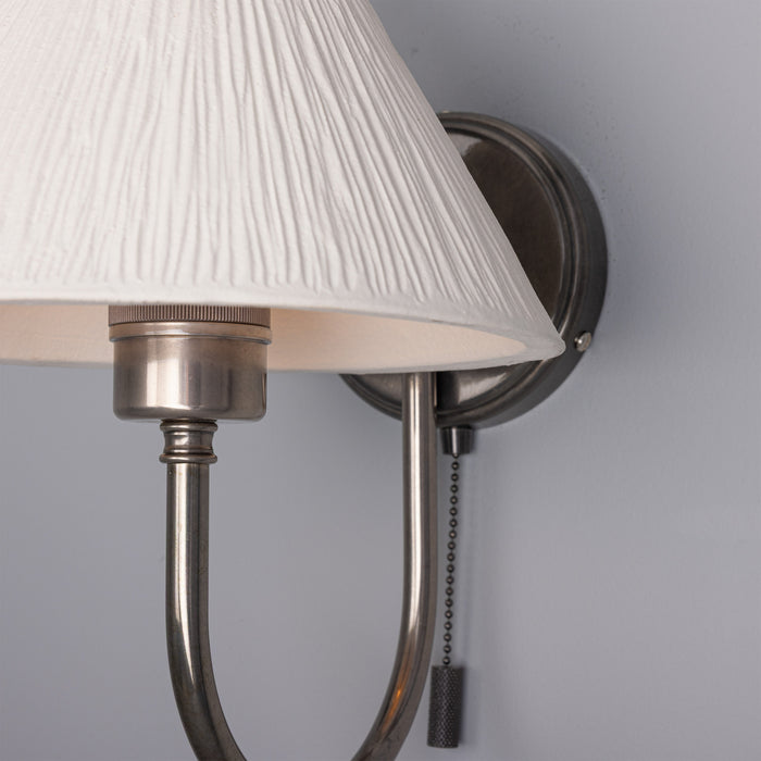 Mullan Lighting - MLCMWL029ANTSLVPLA - One Light Wall Sconce - Tilia - Antique Silver