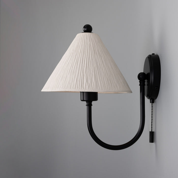 Mullan Lighting - MLCMWL029PCMBKPLA - One Light Wall Sconce - Tilia - Matt Black
