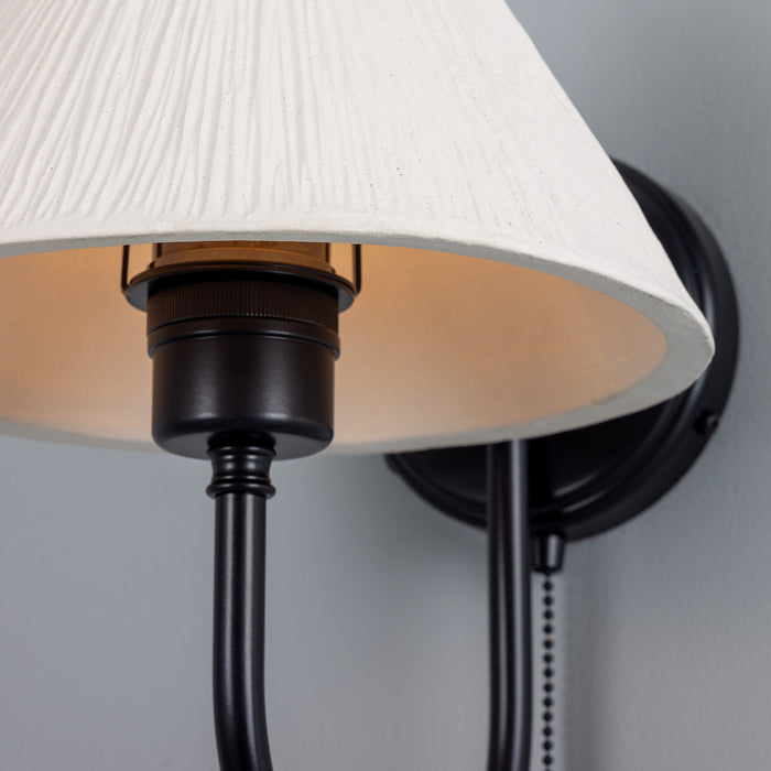 Mullan Lighting - MLCMWL029PCMBKPLA - One Light Wall Sconce - Tilia - Matt Black