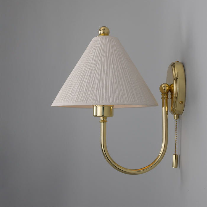 Mullan Lighting - MLCMWL029POLBRSPLA - One Light Wall Sconce - Tilia - Polished Brass