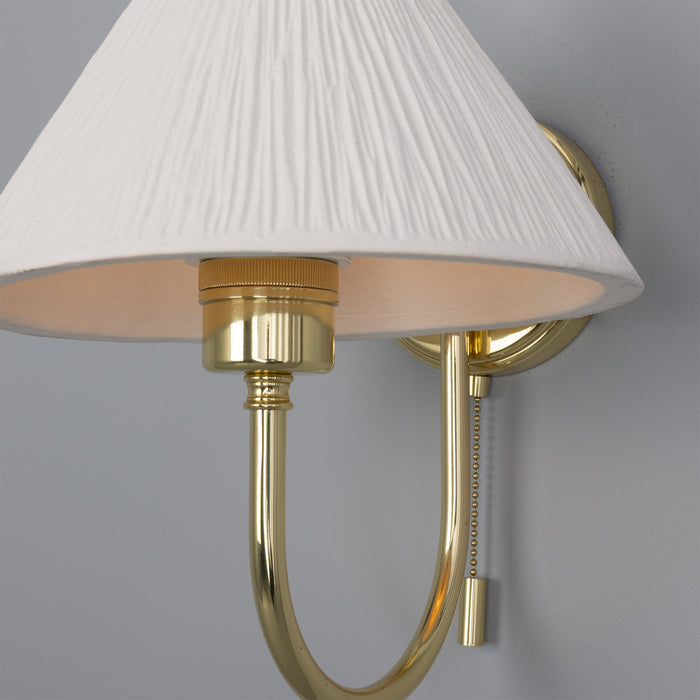 Mullan Lighting - MLCMWL029POLBRSPLA - One Light Wall Sconce - Tilia - Polished Brass