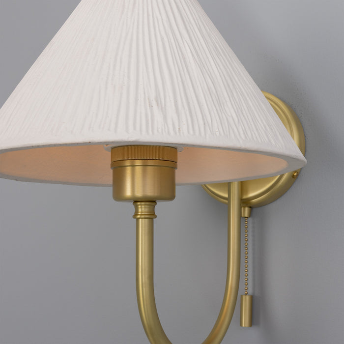 Mullan Lighting - MLCMWL029SATBRSKNU - One Light Wall Sconce - Tilia - Satin Brass