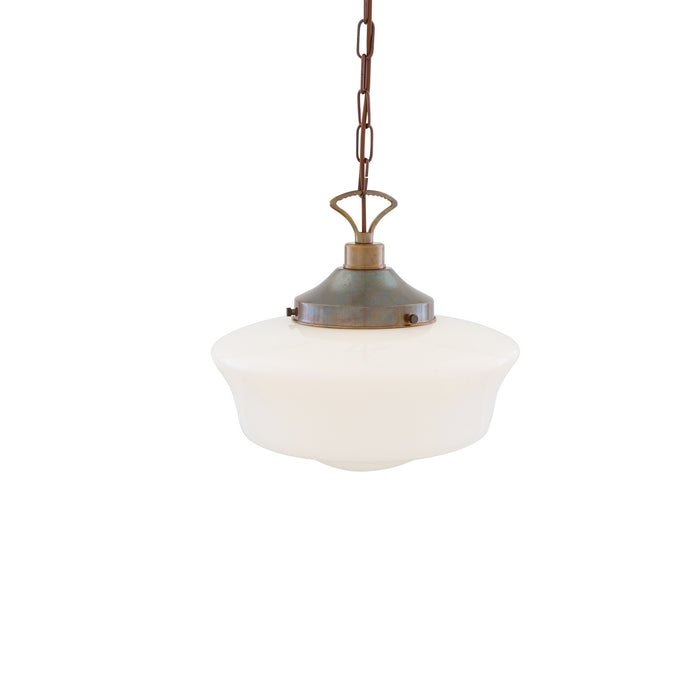 Mullan Lighting - MLP117ANTBRS - One Light Pendant - Schoolhouse - Antique Brass
