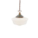 Mullan Lighting - MLP117ANTBRS - One Light Pendant - Schoolhouse - Antique Brass