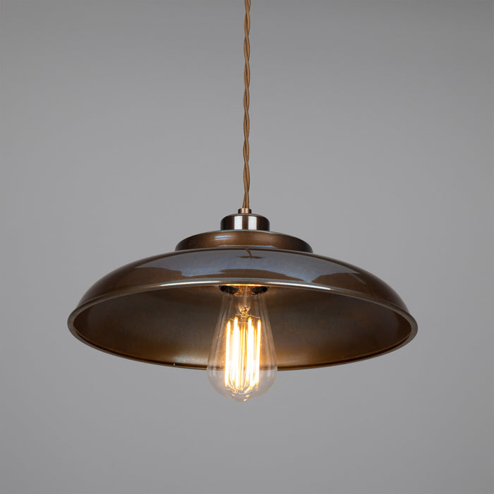 Mullan Lighting - MLP193ANTBRS - One Light Pendant - Telal - Antique Brass