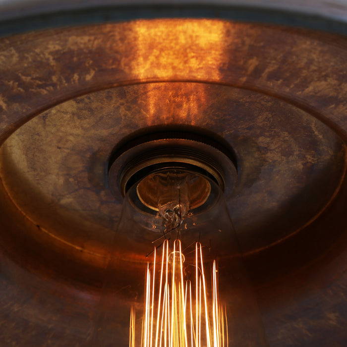 Mullan Lighting - MLP193ANTBRS - One Light Pendant - Telal - Antique Brass