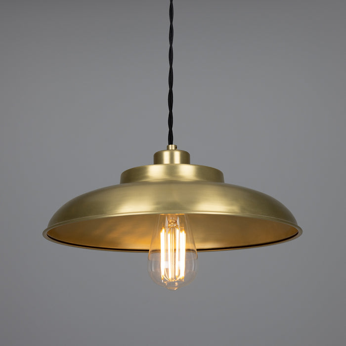 Mullan Lighting - MLP193SATBRS - One Light Pendant - Telal - Satin Brass