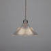 Mullan Lighting - MLP253ANTBRS - One Light Pendant - Rebell - Antique Brass
