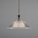 Mullan Lighting - MLP253ANTBRS - One Light Pendant - Rebell - Antique Brass