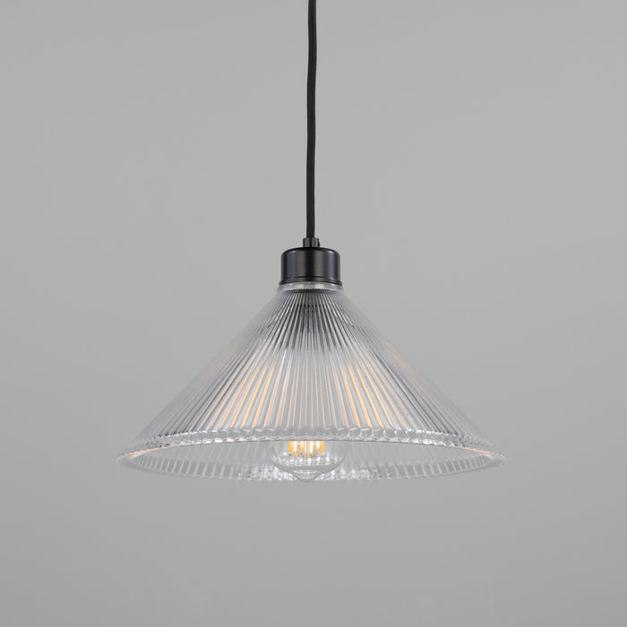 Mullan Lighting - MLP253PCMBK - One Light Pendant - Rebell - Matt Black